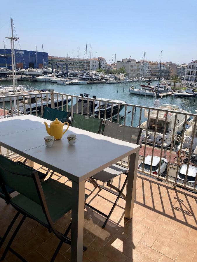 Appartement 80 M2,Port Rhodes D-2 Chambres, Terrasse Panoramique, Vue Sur Le Canal Principal D'Empuriabrava Exterior foto
